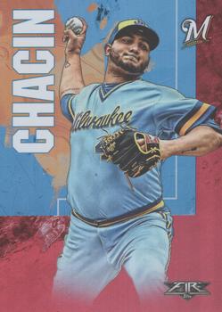 2019 Topps Fire - Flame #77 Jhoulys Chacin Front