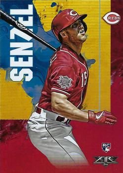 2019 Topps Fire - Flame #97 Nick Senzel Front
