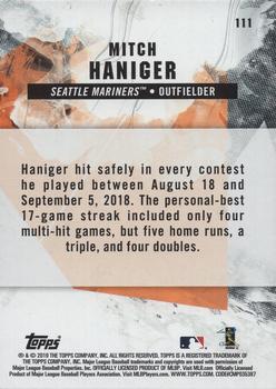 2019 Topps Fire - Flame #111 Mitch Haniger Back