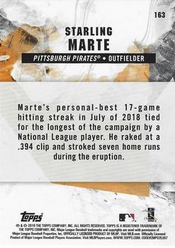 2019 Topps Fire - Flame #163 Starling Marte Back
