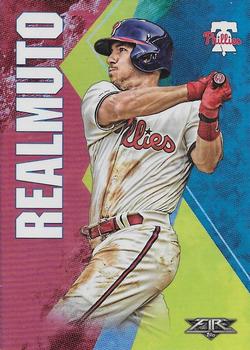 2019 Topps Fire - Flame #190 J.T. Realmuto Front