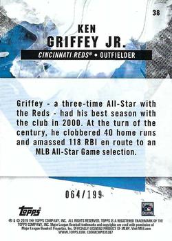 2019 Topps Fire - Green #38 Ken Griffey Jr. Back
