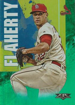2019 Topps Fire - Green #46 Jack Flaherty Front