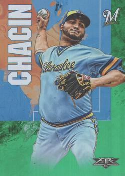 2019 Topps Fire - Green #77 Jhoulys Chacin Front