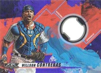 2019 Topps Fire - Fire Relics Purple #FR-WC Willson Contreras Front