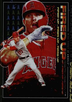 2019 Topps Fire - Fired Up #FIU-1 Mike Trout Front