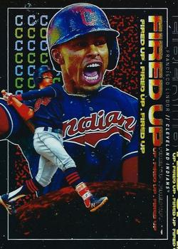2019 Topps Fire - Fired Up #FIU-2 Francisco Lindor Front