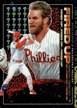 2019 Topps Fire - Fired Up #FIU-6 Bryce Harper Front