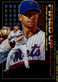 2019 Topps Fire - Fired Up #FIU-7 Jacob deGrom Front