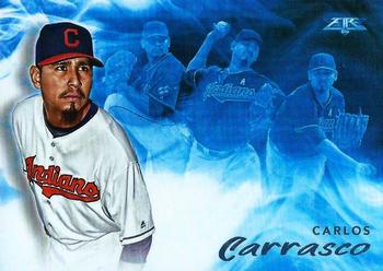 2019 Topps Fire - Smoke and Mirrors #SM-2 Carlos Carrasco Front