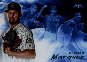 2019 Topps Fire - Smoke and Mirrors #SM-7 German Marquez Front