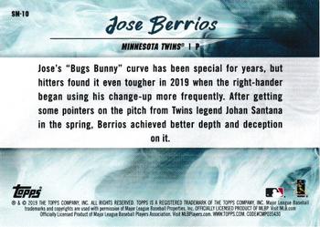 2019 Topps Fire - Smoke and Mirrors #SM-10 Jose Berrios Back
