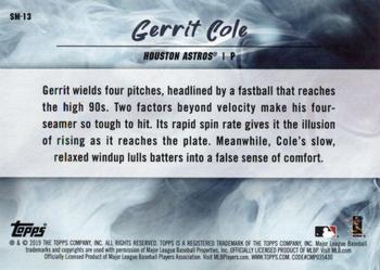 2019 Topps Fire - Smoke and Mirrors #SM-13 Gerrit Cole Back