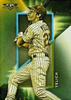 2019 Topps Fire - En Fuego Gold Minted #EF-10 Christian Yelich Front