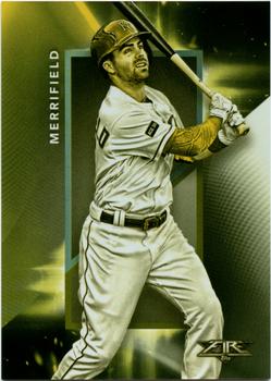 2019 Topps Fire - En Fuego Gold Minted #EF-12 Whit Merrifield Front