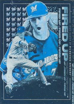 2019 Topps Fire - Fired Up Blue Chip #FIU-5 Josh Hader Front