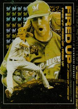 2019 Topps Fire - Fired Up Gold Minted #FIU-5 Josh Hader Front