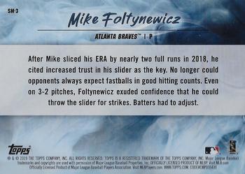 2019 Topps Fire - Smoke and Mirrors Gold Minted #SM-3 Mike Foltynewicz Back