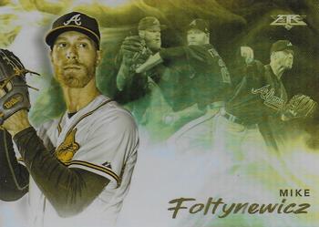 2019 Topps Fire - Smoke and Mirrors Gold Minted #SM-3 Mike Foltynewicz Front