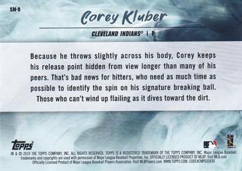 2019 Topps Fire - Smoke and Mirrors Gold Minted #SM-9 Corey Kluber Back