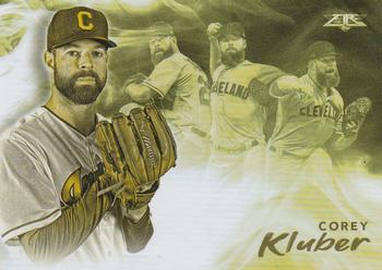2019 Topps Fire - Smoke and Mirrors Gold Minted #SM-9 Corey Kluber Front