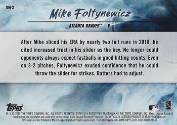 2019 Topps Fire - Smoke and Mirrors Blue Chip #SM-3 Mike Foltynewicz Back