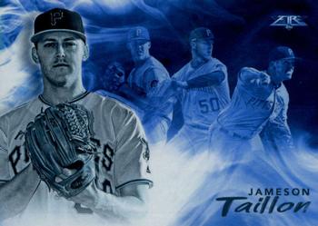 2019 Topps Fire - Smoke and Mirrors Blue Chip #SM-5 Jameson Taillon Front