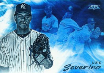 2019 Topps Fire - Smoke and Mirrors Blue Chip #SM-12 Luis Severino Front