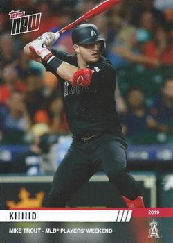 2019 Topps Now Players Weekend #PW-1 Mike Trout Front