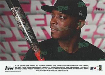 2019 Topps Now Players Weekend #PW-4 Justin Upton Back