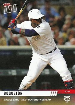 2019 Topps Now Players Weekend #PW-101 Miguel Sano Front