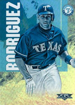 2019 Topps Fire - Blue Chip #78 Alex Rodriguez Front