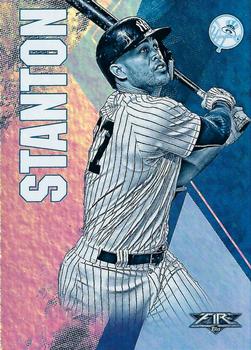 2019 Topps Fire - Blue Chip #126 Giancarlo Stanton Front
