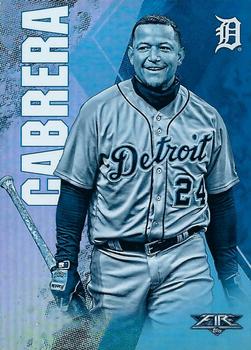 2019 Topps Fire - Blue Chip #129 Miguel Cabrera Front