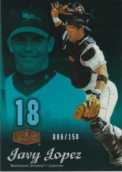 2006 Flair Showcase - Legacy Emerald #72 Javy Lopez Front