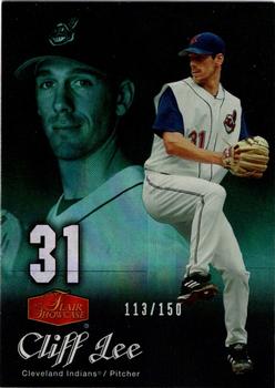 2006 Flair Showcase - Legacy Emerald #126 Cliff Lee Front