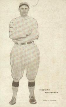 1913 Voskamp's Pittsburgh Pirates #NNO Solly Hofman Front