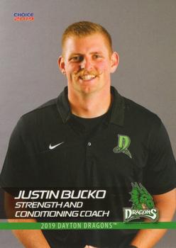 2019 Choice Dayton Dragons #04 Justin Bucko Front