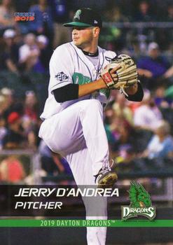 2019 Choice Dayton Dragons #07 Jerry D'Andrea Front