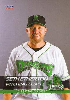 2019 Choice Dayton Dragons #11 Seth Etherton Front