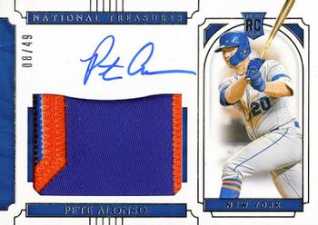 2019 Panini National Treasures #51 Pete Alonso Front