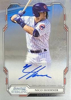 2019 Bowman Sterling - Prospect & Rookie Autographs #BSPA-NH Nico Hoerner Front