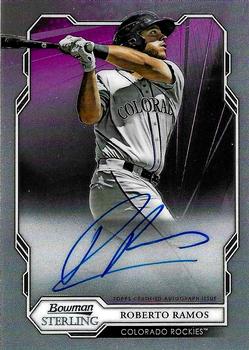 2019 Bowman Sterling - Prospect & Rookie Autographs #BSPA-RR Roberto Ramos Front