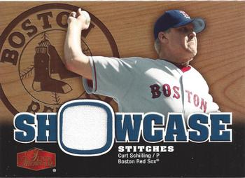 2006 Flair Showcase - Showcase Stitches #SS-CS Curt Schilling Front