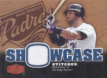 2006 Flair Showcase - Stitches #SS-MI Mike Piazza Front