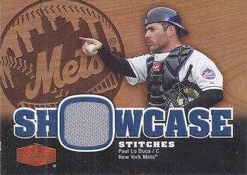 2006 Flair Showcase - Stitches #SS-PL Paul Lo Duca Front