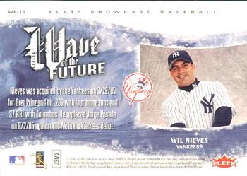 2006 Flair Showcase - Wave of the Future #WF-18 Wil Nieves Back