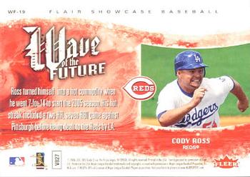 2006 Flair Showcase - Wave of the Future #WF-19 Cody Ross Back