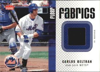2006 Fleer - Fabrics #FF-CB Carlos Beltran Front