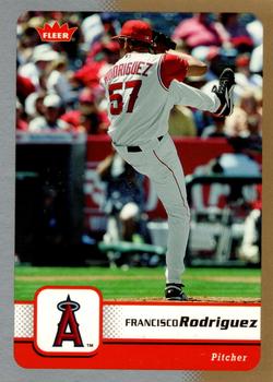 2006 Fleer - Glossy Gold #7 Francisco Rodriguez Front